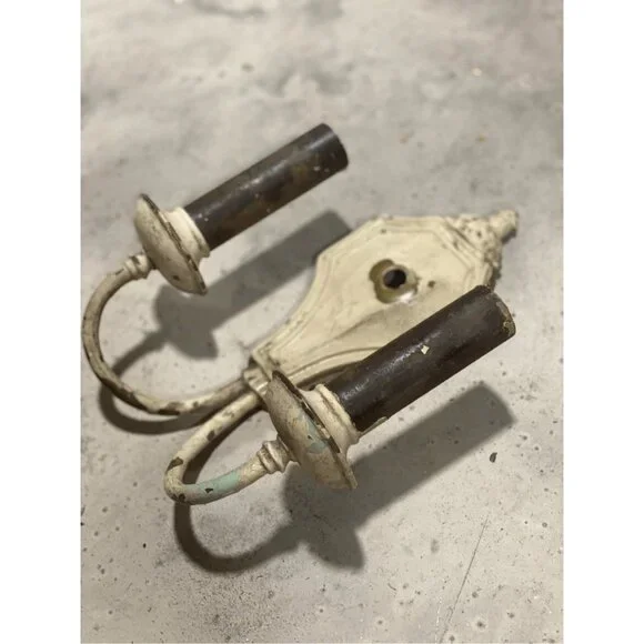 Antique Neoclassical Style Dual Arm Wall Sconce for repair